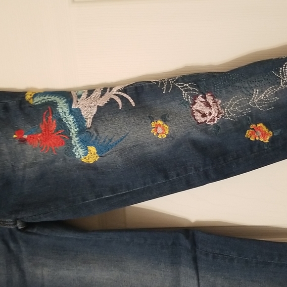 Free People embroidered jeans - Picture 2 of 9